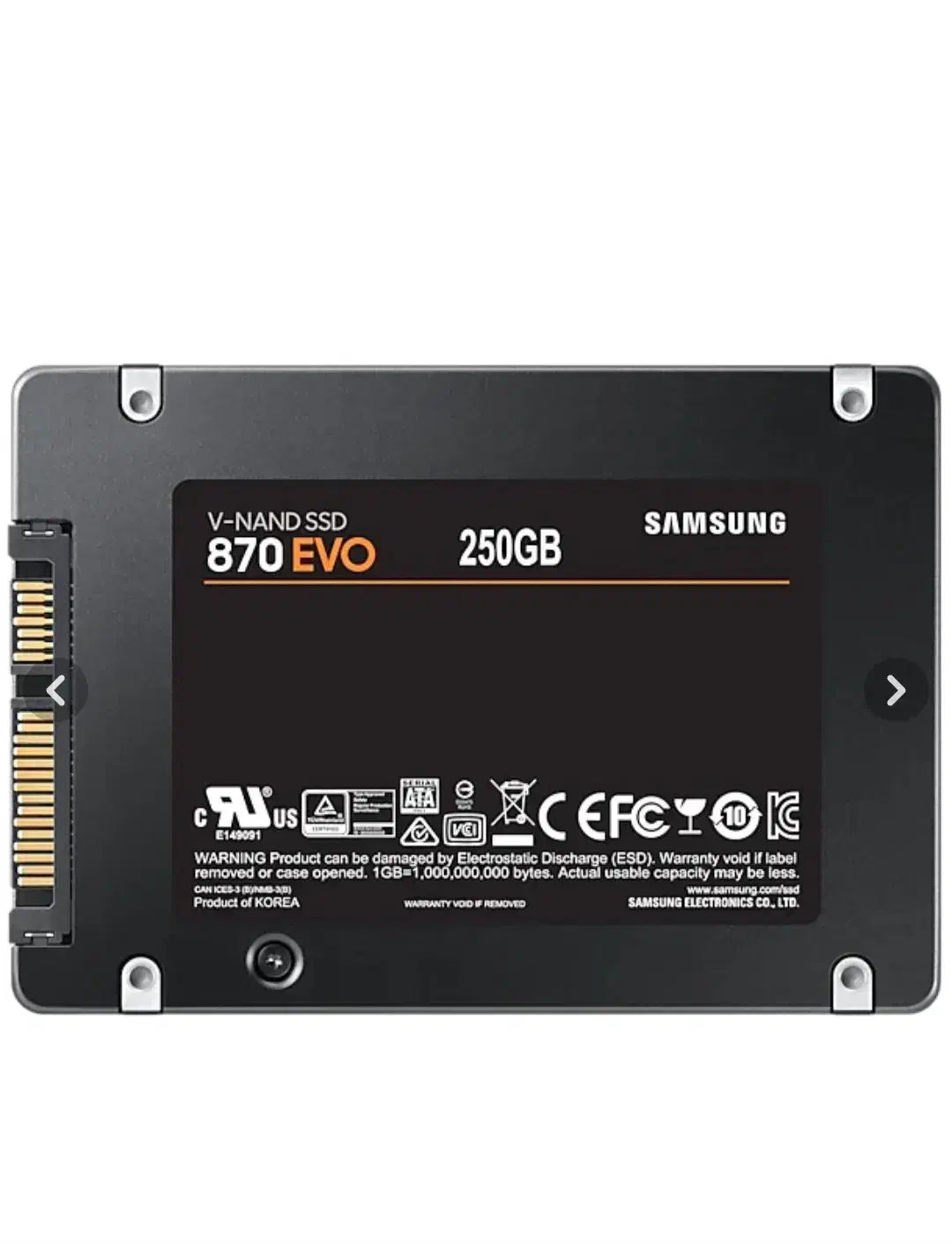 ssd samsung 250G|قطعات و لوازم جانبی رایانه|ساوه, |دیوار