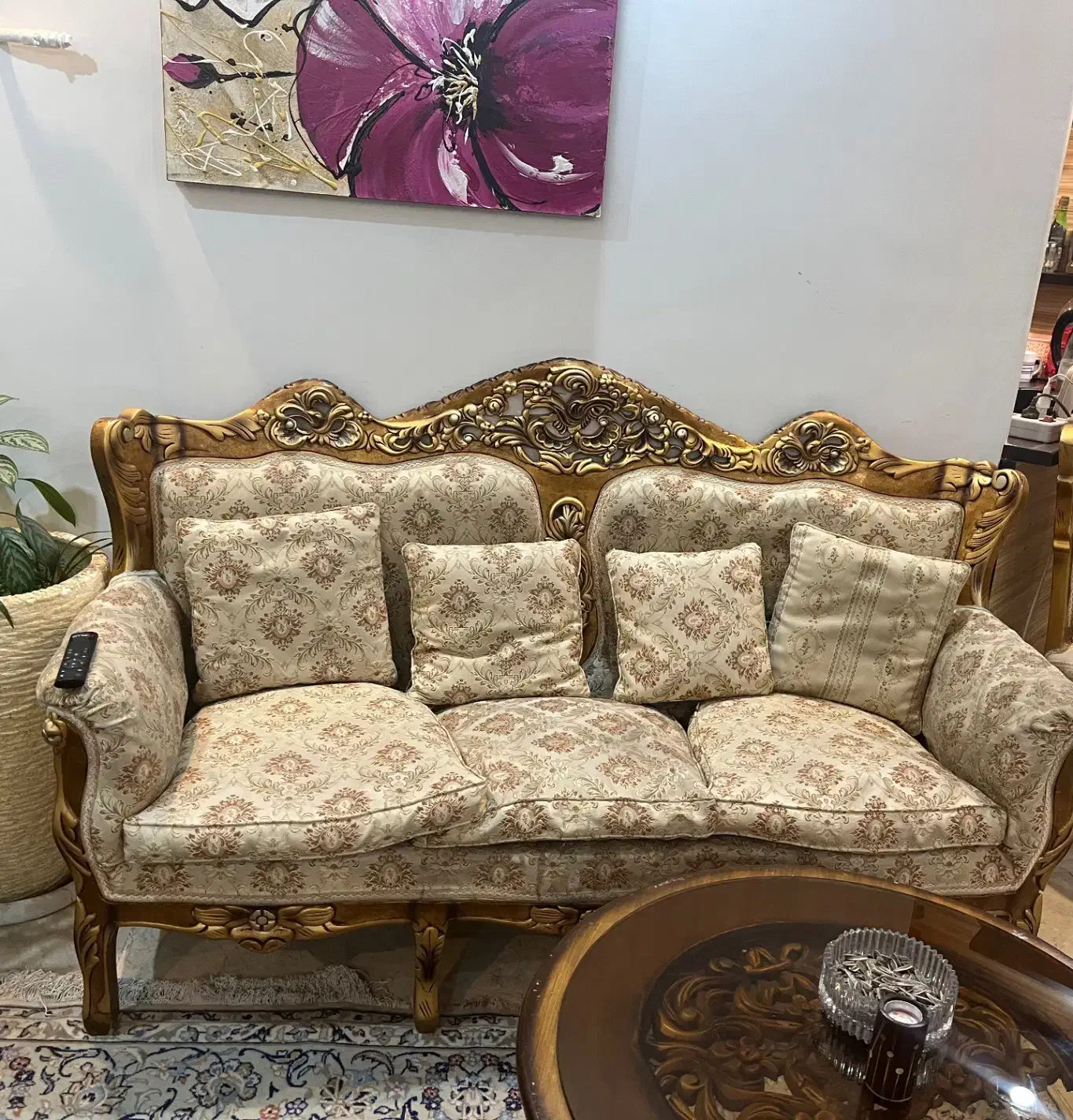 مبل کلاسیک استبل ۹ نفره|مبلمان خانگی و میز عسلی|تهران, مینی‌سیتی (شهرک نفت)|دیوار