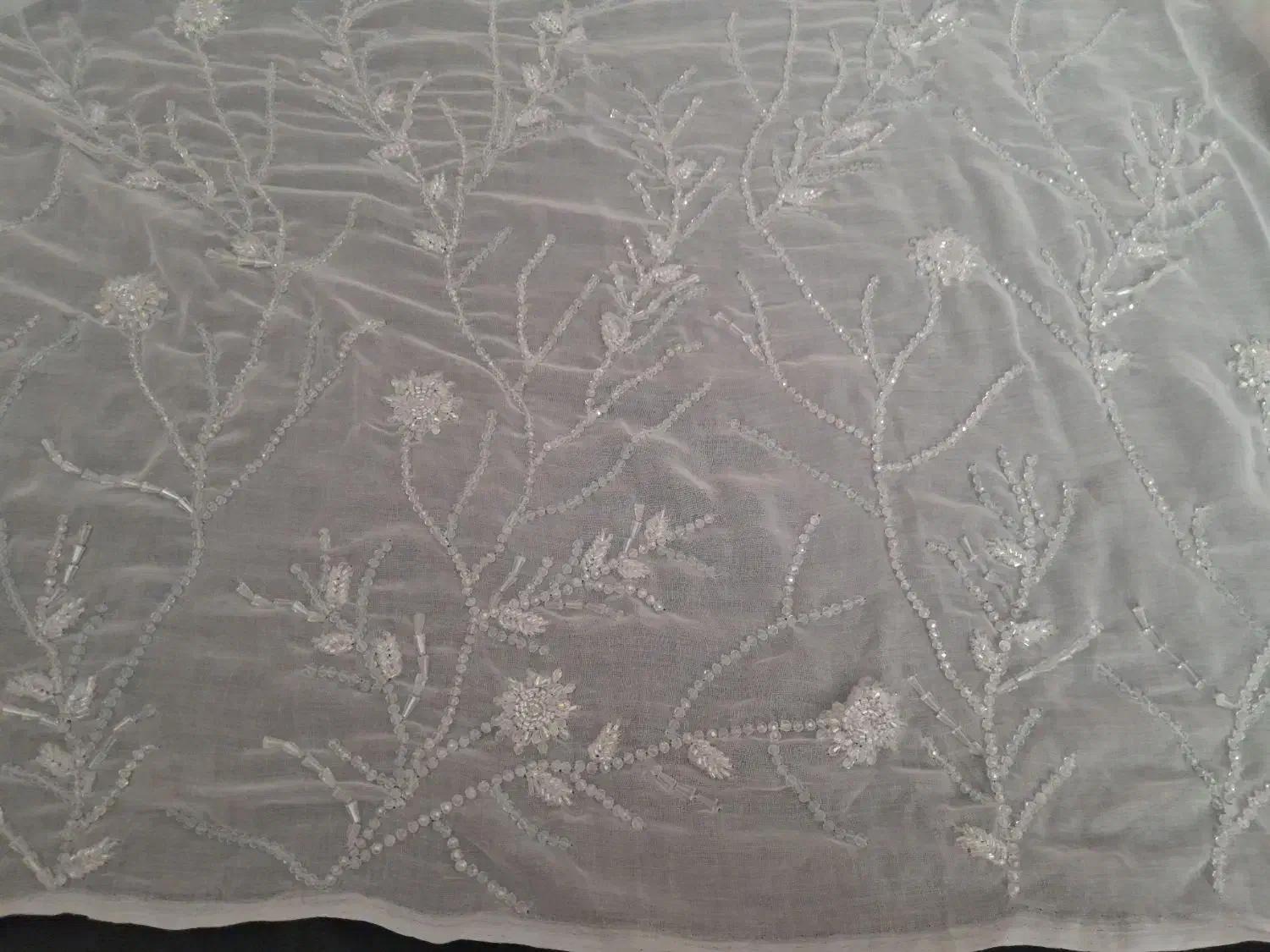 چادر عروس فول ملیله و کریستال|لباس|بندرعباس, |دیوار