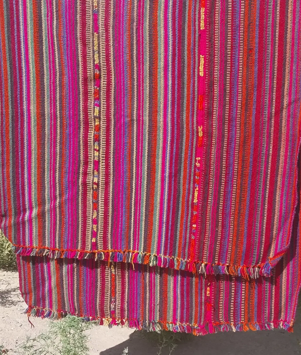 جاجیم . فرش . کلکسیونی . آنتیک.  دشت بافت|گلیم، جاجیم، گبه|اصفهان, قلعه طبره|دیوار