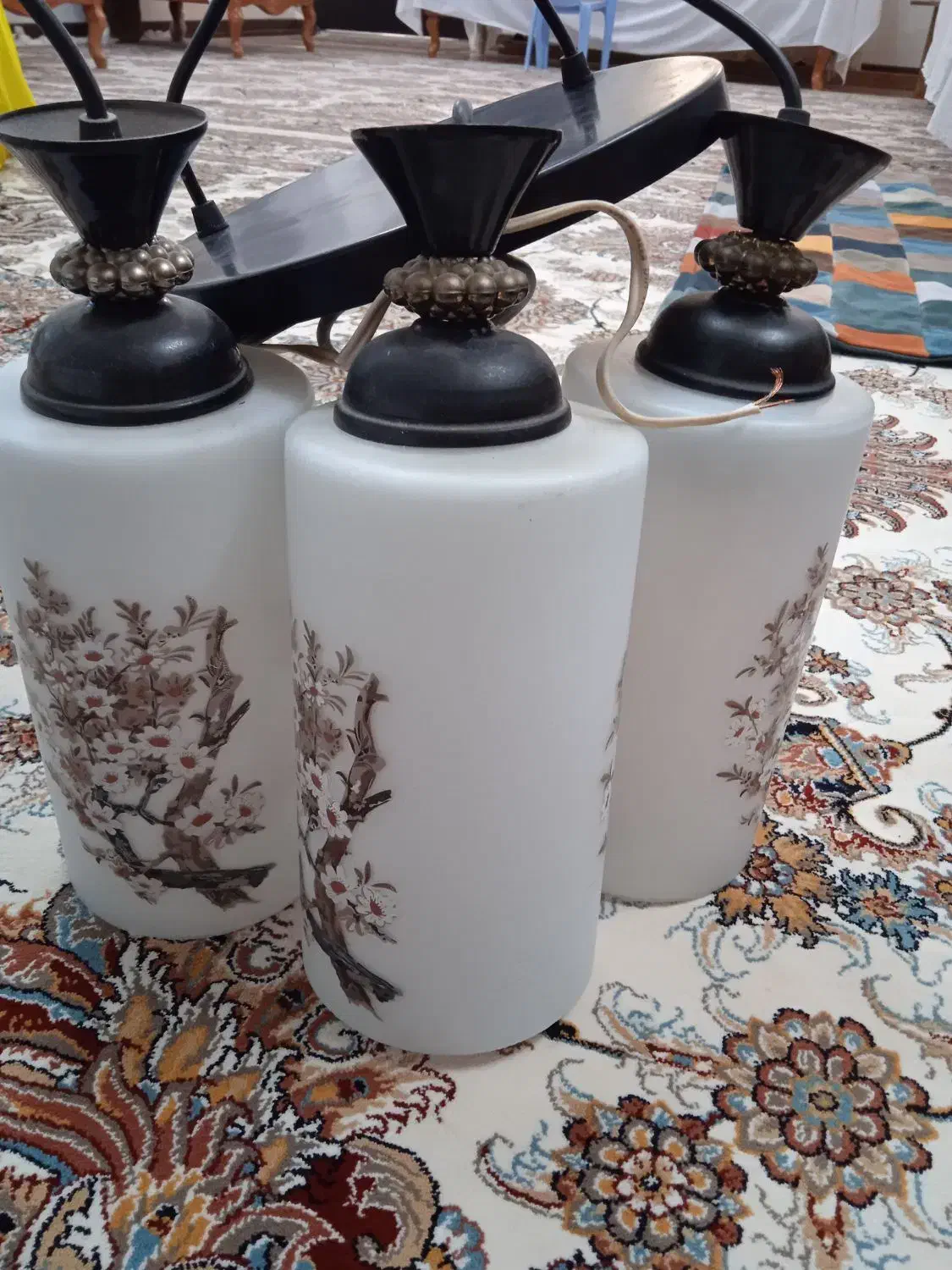 لوستر سه تایید مخصوص آشپزخونه|لوستر و چراغ آویز|خمین, |دیوار