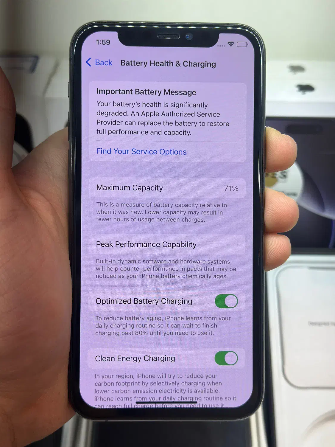 آیفون ۱۱ پرو پارت ZAA دو سیم|موبایل|کرج, گوهردشت|دیوار