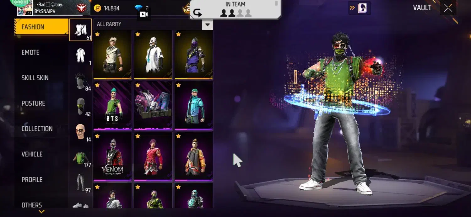 اکانت فری فایر|کنسول، بازی ویدئویی و آنلاین|تهران, یاخجی آباد|دیوار