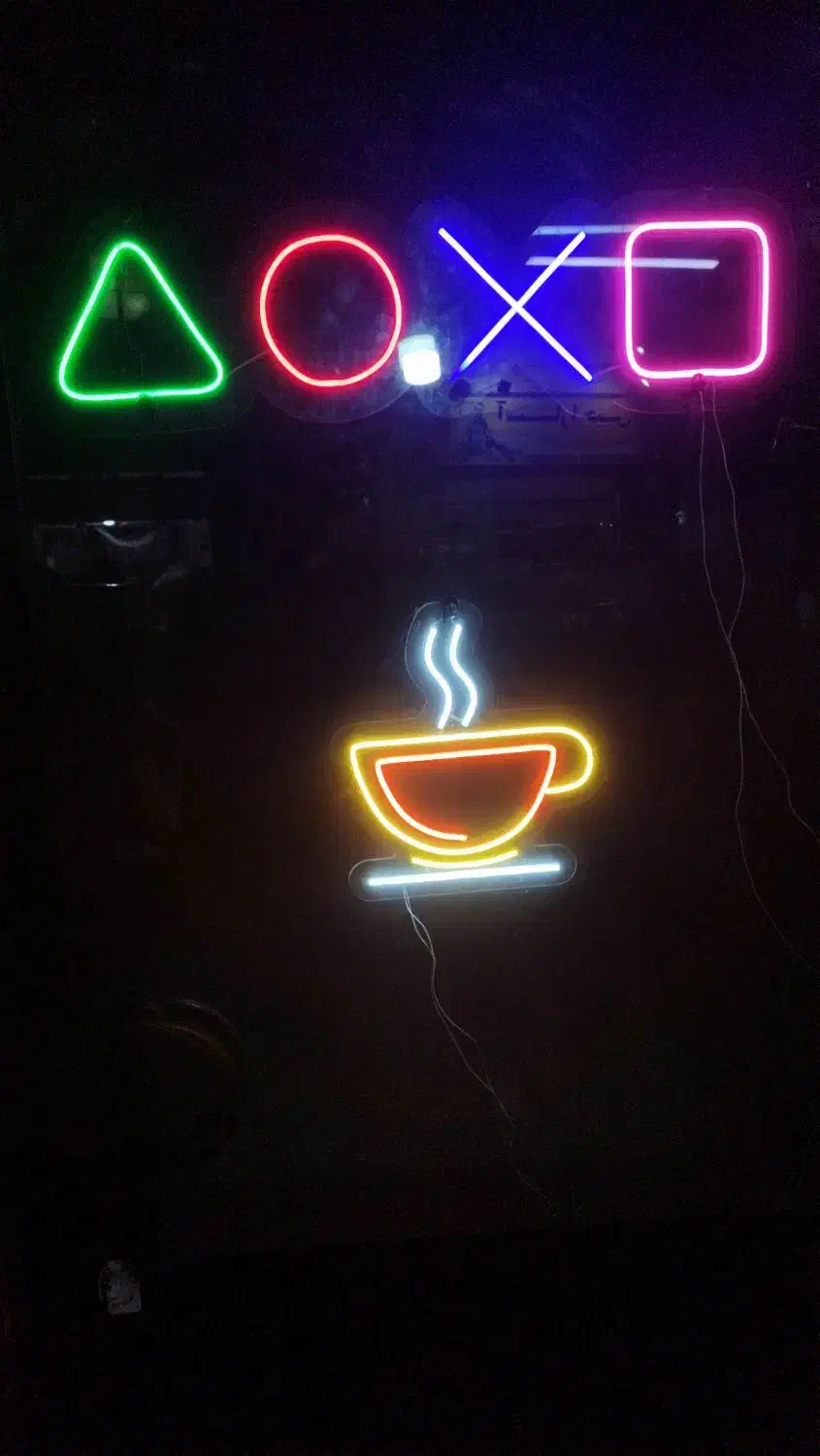 نئون گیم نت و کافه|ریسه و چراغ تزئینی|ملارد, |دیوار