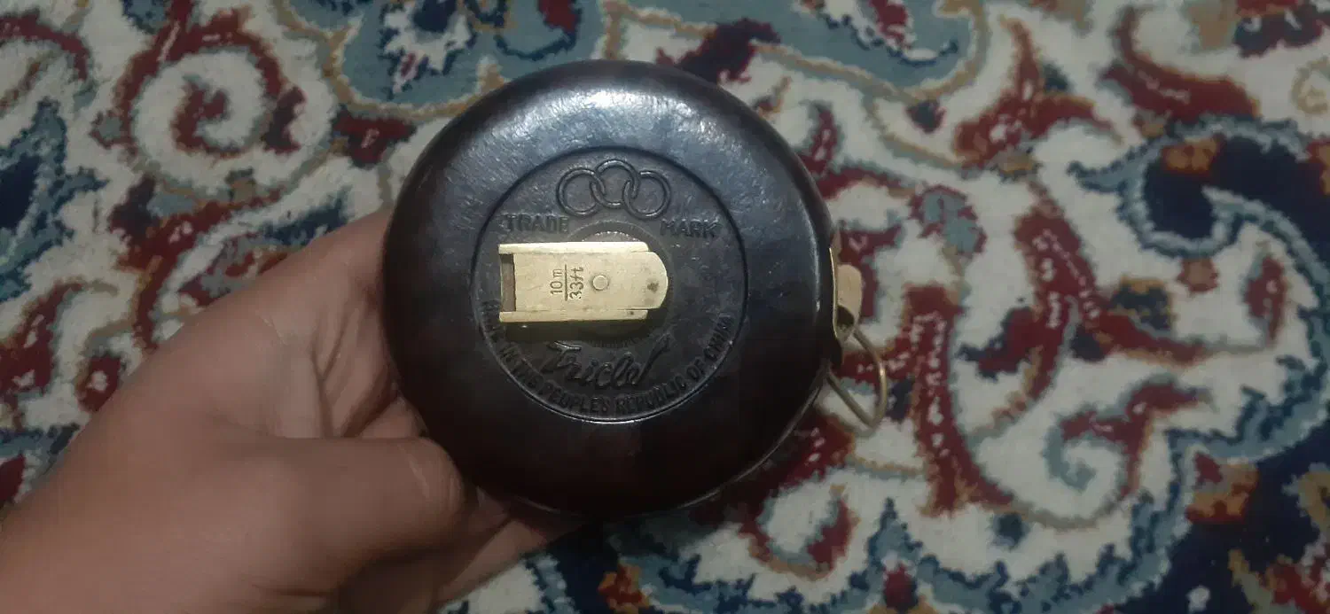 ابزار متر قدیمی انتیک 10متری|کلکسیون اشیاء عتیقه|برخوار, |دیوار