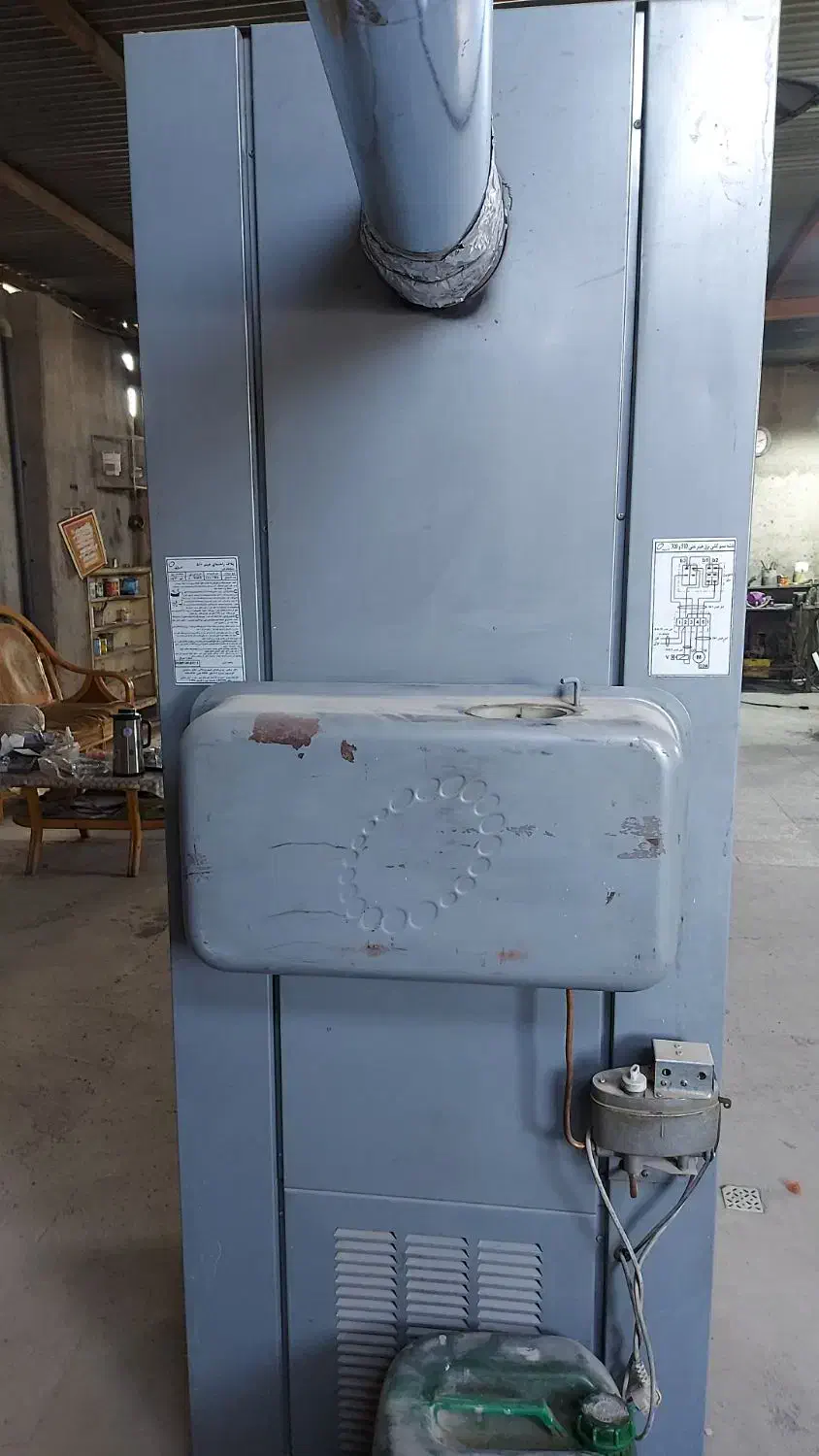بخاری نفتی گازوئیلی انرژی ۵۱۰ در حد نو|بخاری، هیتر، شومینه|قهدریجان, |دیوار