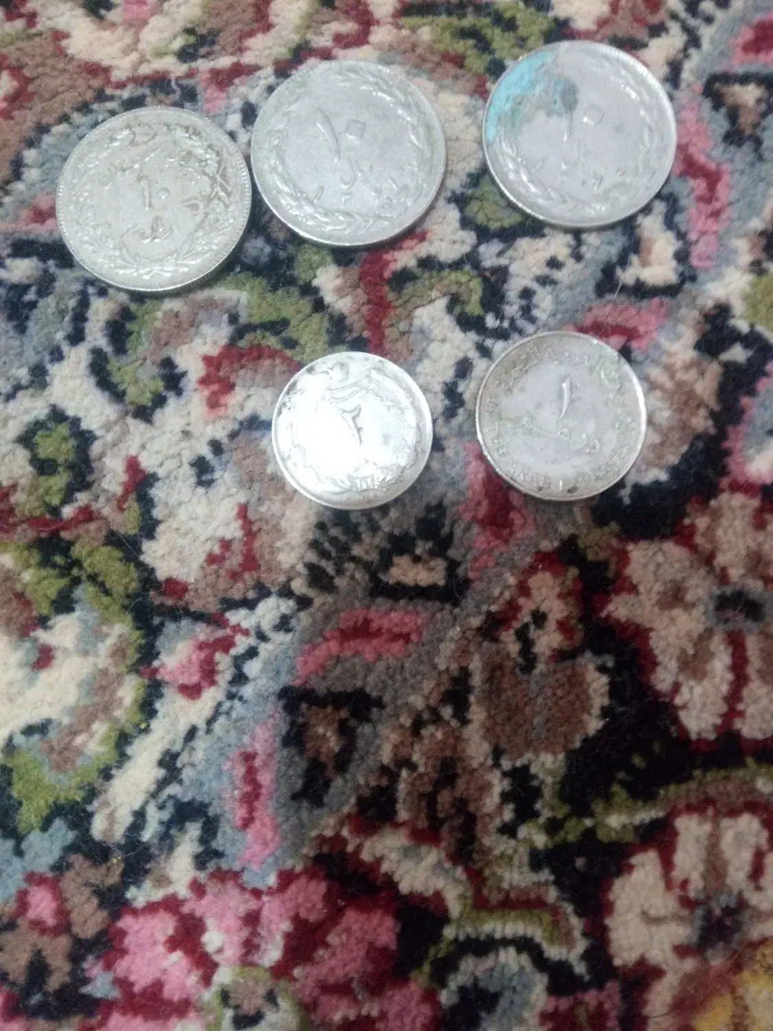 پنج عددسکه قدیمی|کلکسیون سکه، تمبر، اسکناس|کرمان, |دیوار