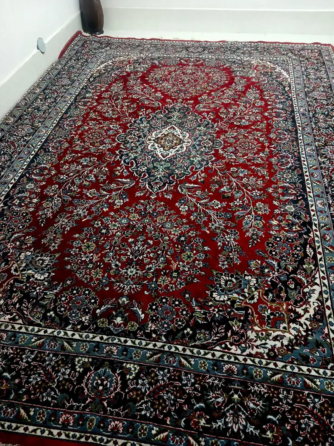 فرش ماشینی۹متری نخی درحدنو|فرش|تبریز, |دیوار