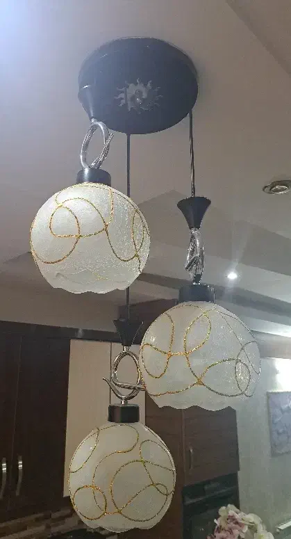 لوستر 3 تایی|لوستر و چراغ آویز|مشهد, دانشجو|دیوار