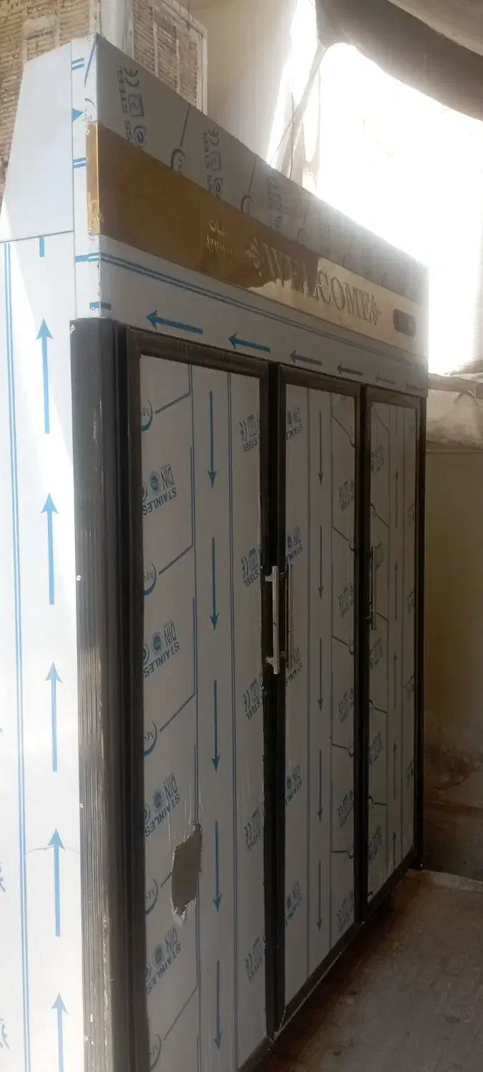 یخچال سه در استیل درحدنو|فروشگاه و مغازه|باسمنج, |دیوار