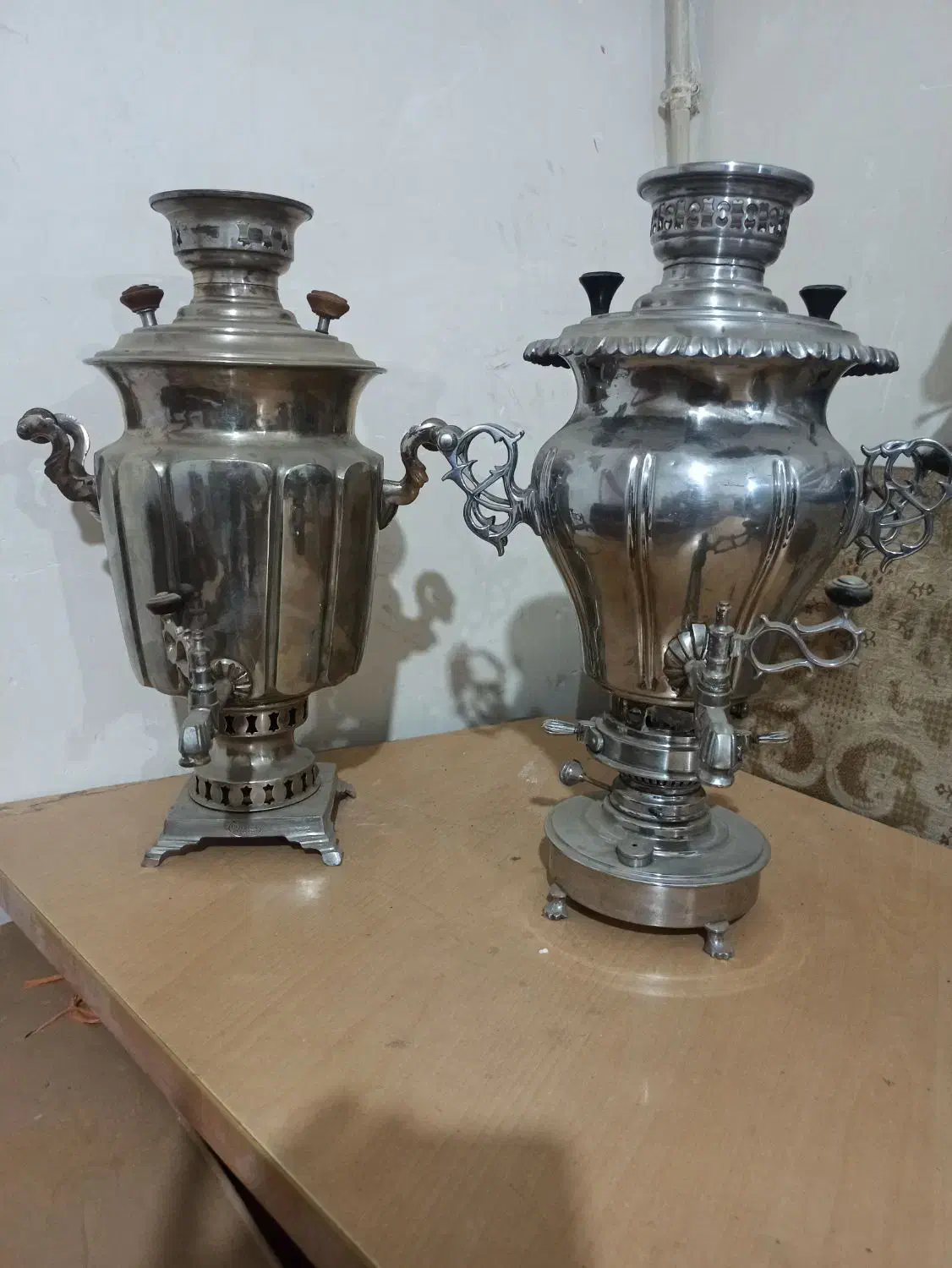 سماور روسی ایرانی|سماور، چای‌ساز، قهوه‌ساز|تبریز, |دیوار