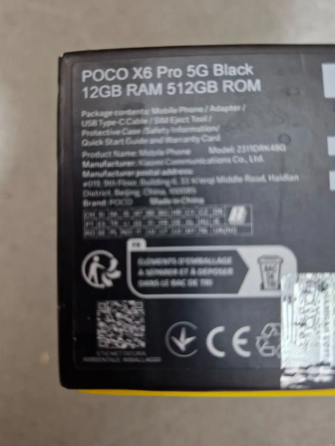پوکو X6 پرو ۵۱۲ رم ۱۲ مشکی 5G.|موبایل|آبادان, |دیوار