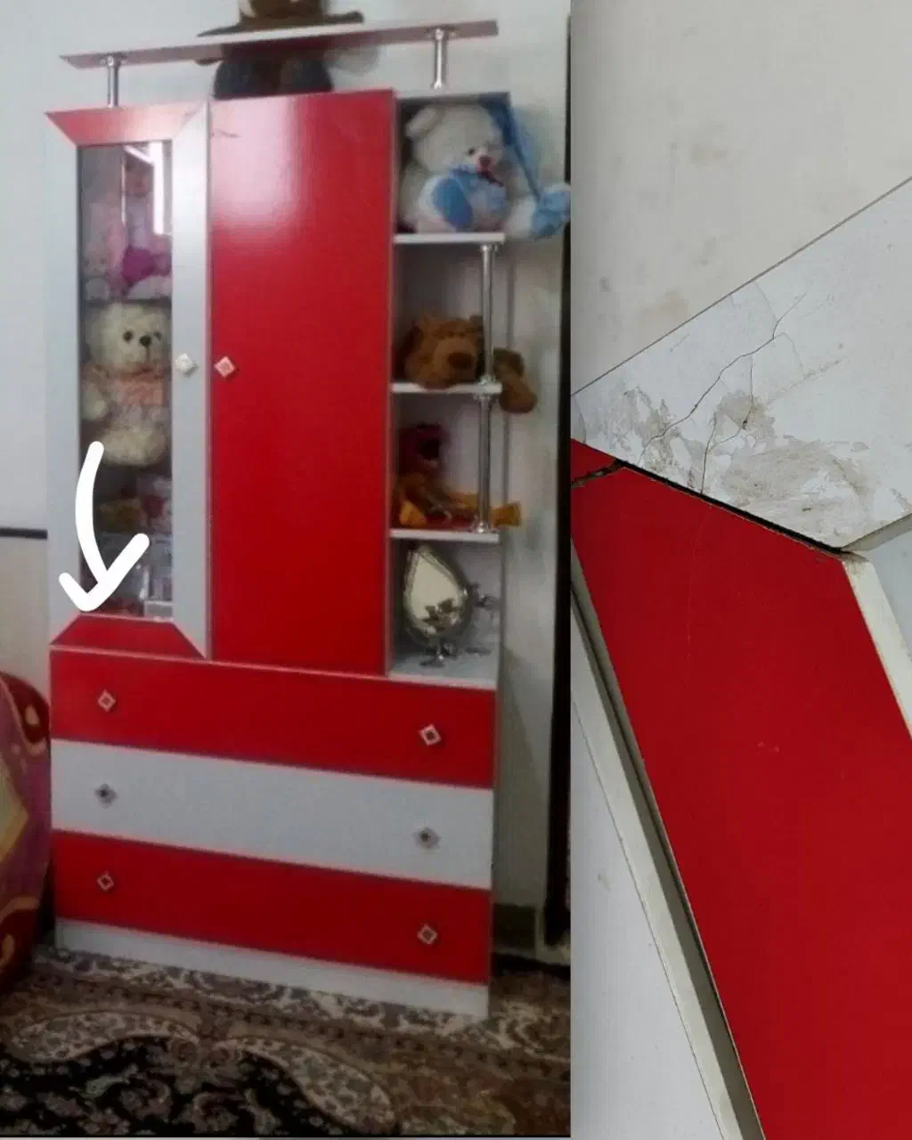 کمد کودک|مبلمان خانگی و میز عسلی|رفسنجان, |دیوار