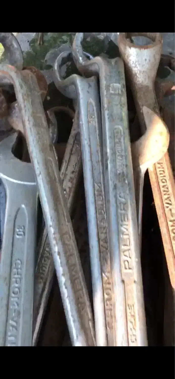 آچار رینگ و تخت سایز بزرگ و ست بوکس|ابزارآلات|رشت, سعدی (تختی)|دیوار