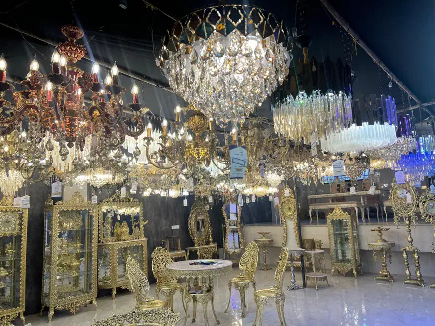 فروش اقساط انواع لوستر و لوازم لوکس|لوستر و چراغ آویز|اصفهان, باغ فدک|دیوار