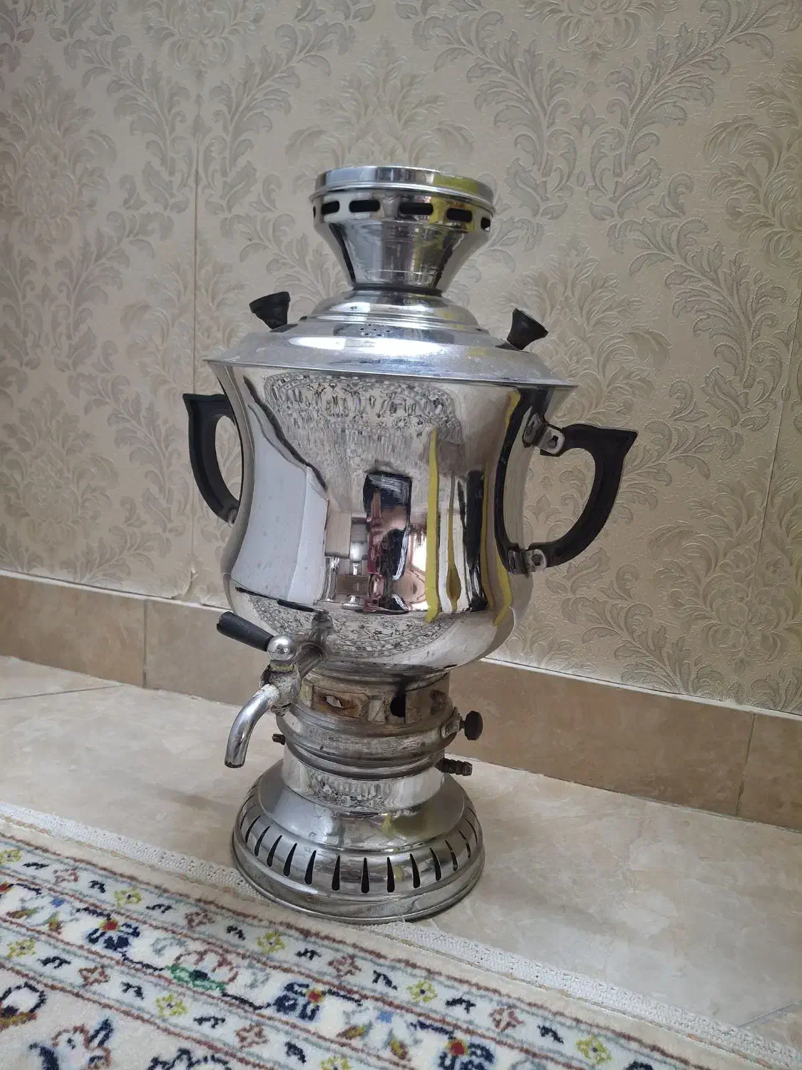 سماور|سماور، چای‌ساز، قهوه‌ساز|شهر ری, شهرری|دیوار