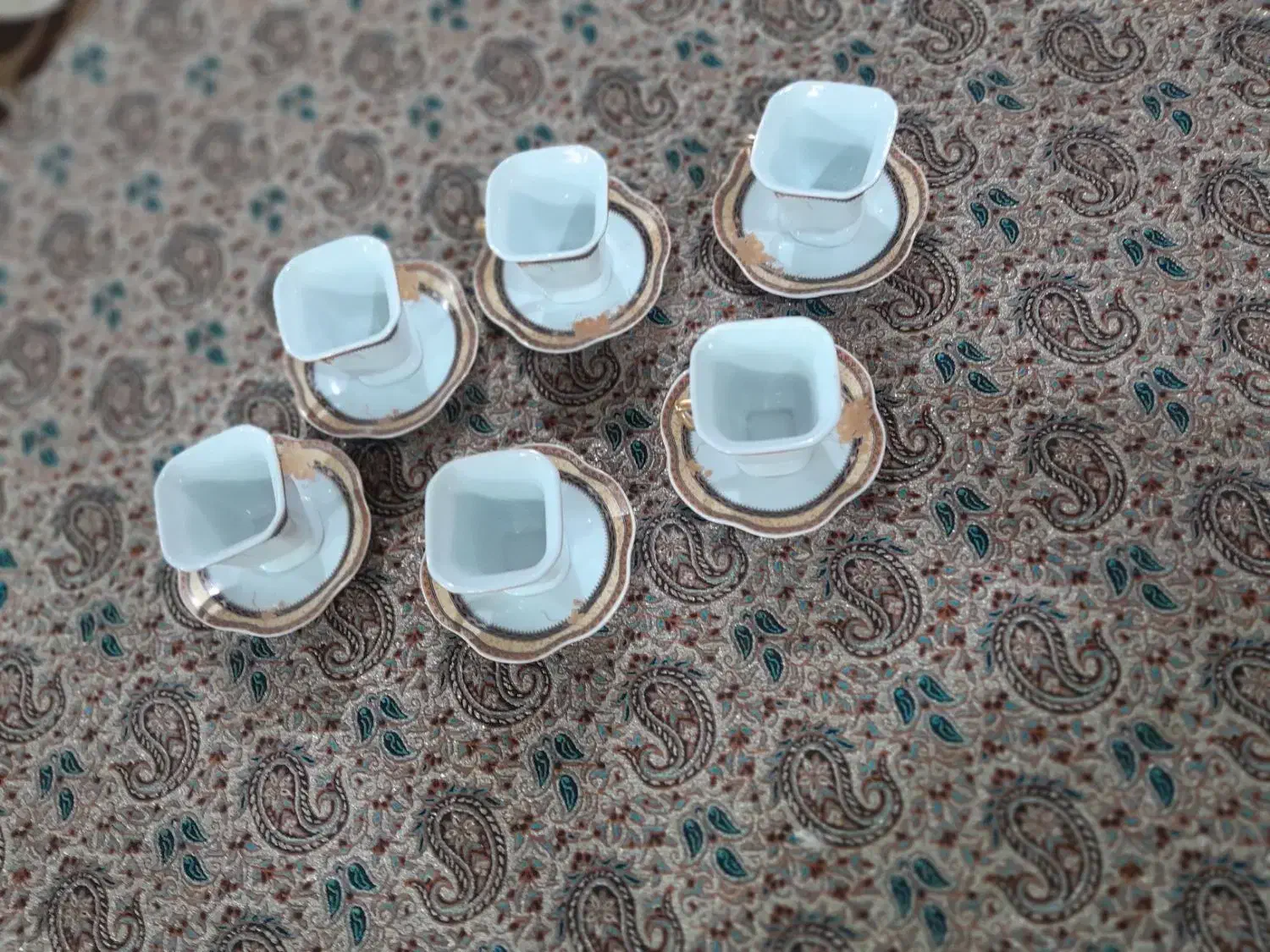 سرویس قهوه خوری کاملا نو|ظروف سرو و پذیرایی|لنجان, |دیوار