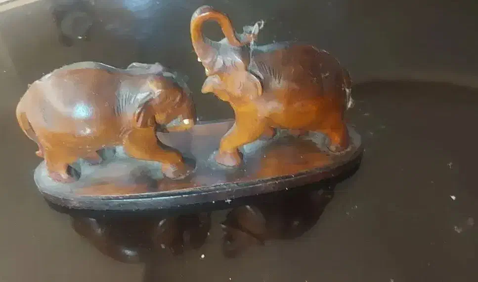 مجسمه چوبی فیل تایلندی|کلکسیون اشیاء عتیقه|تهران, دروس|دیوار