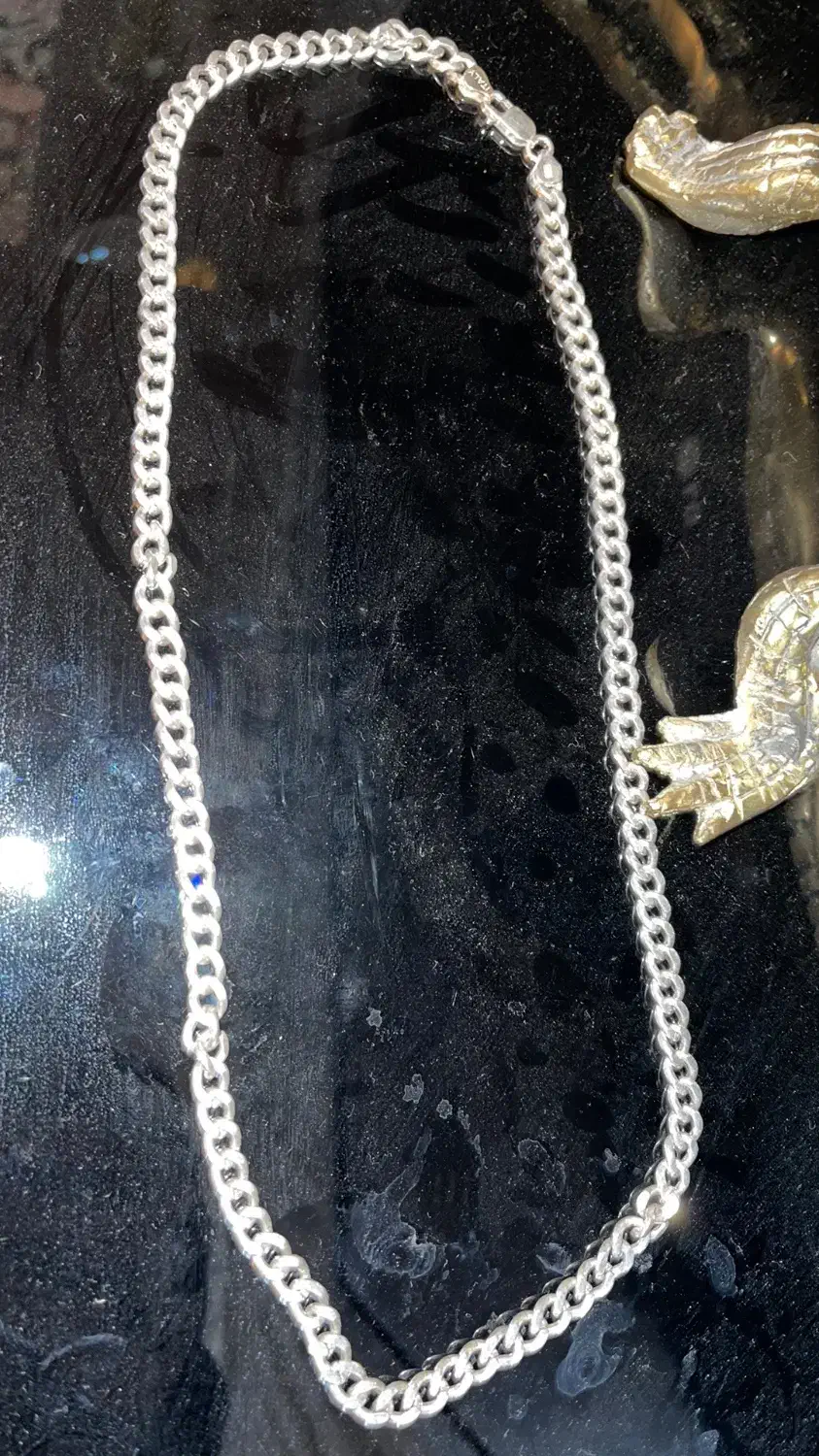 زنجیر نقره ایتالیا 925|جواهرات|قم, باجک یک|دیوار