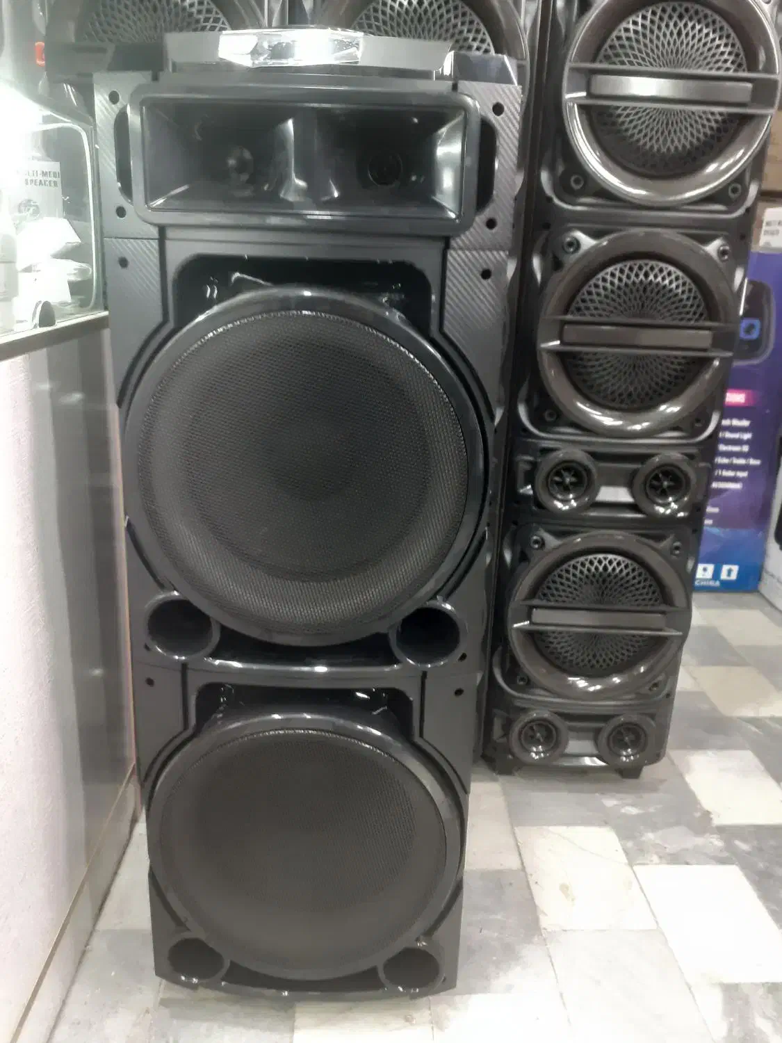 پارتی باکس اسپیکر چمدانی بلوتوثی ایرپاد ادم واچ|صوتی و تصویری|الوند, |دیوار