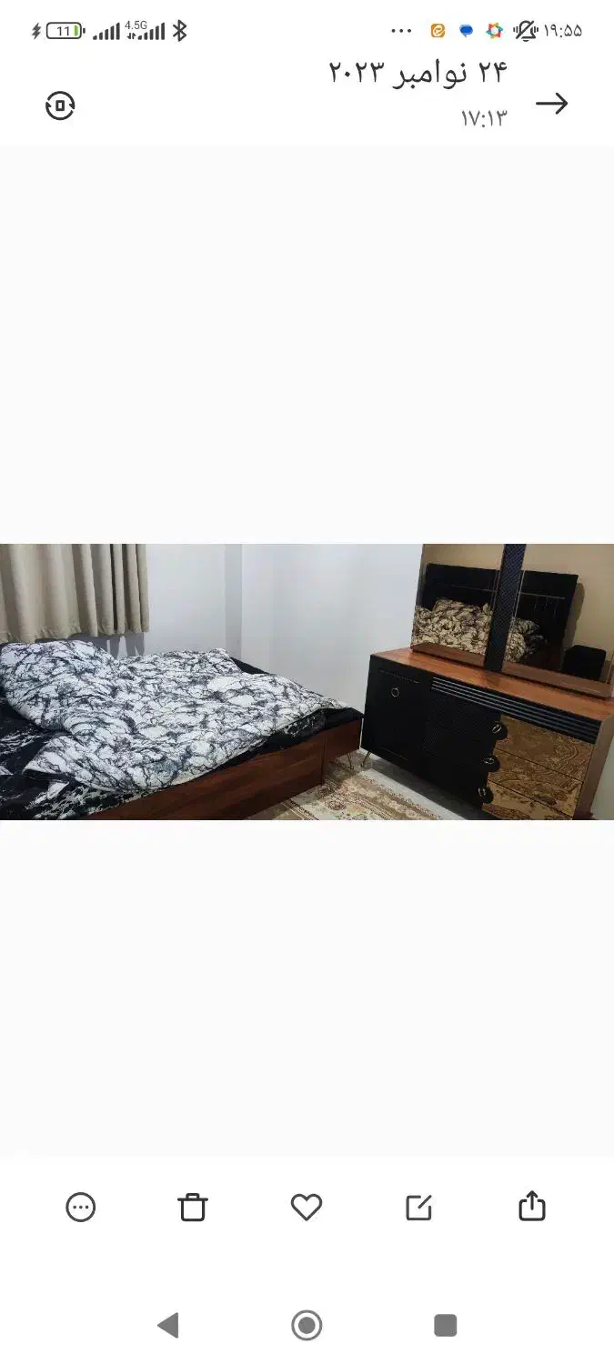 تخت دو نفره چوپ راش|تخت و سرویس خواب|کرج, شاهینویلا|دیوار