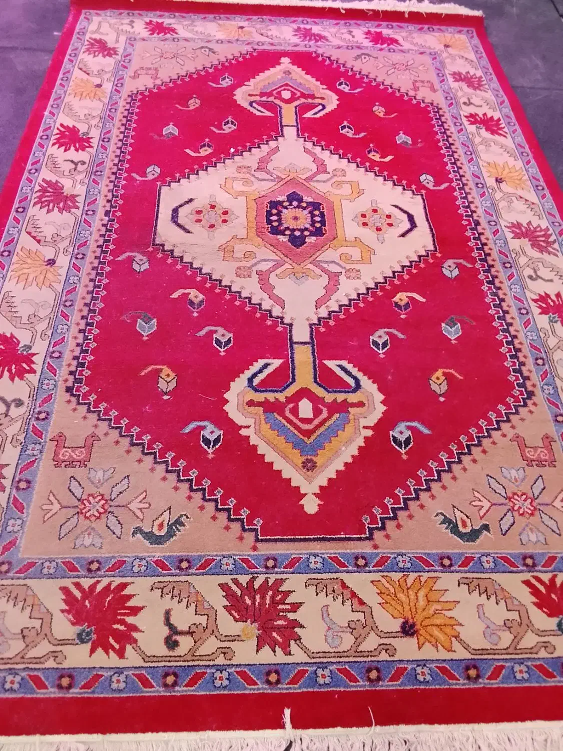 فرش 6متری ماشینی ستاره کویر یزد درحدنومیباشند|فرش|پردیس, فاز ۳|دیوار