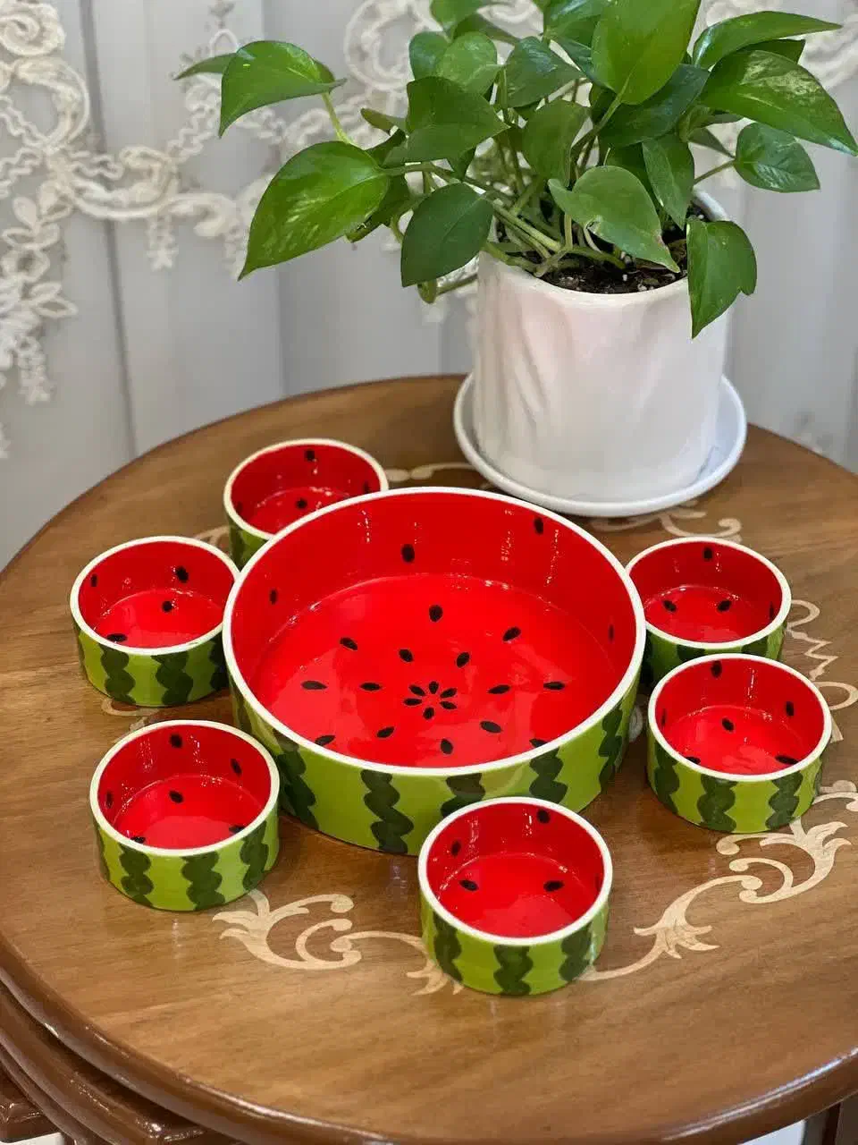 ظرف یلدا سرامیک|ظروف سرو و پذیرایی|اصفهان, باغ دریاچه|دیوار