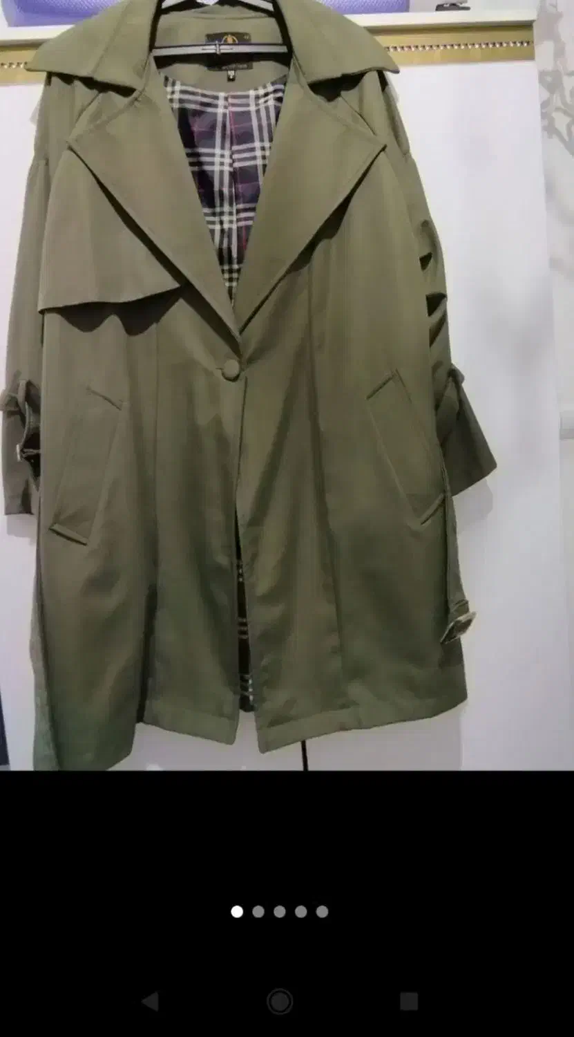 پالتو بارونی و شال بافت|لباس|رباطکریم, نصیرشهر|دیوار