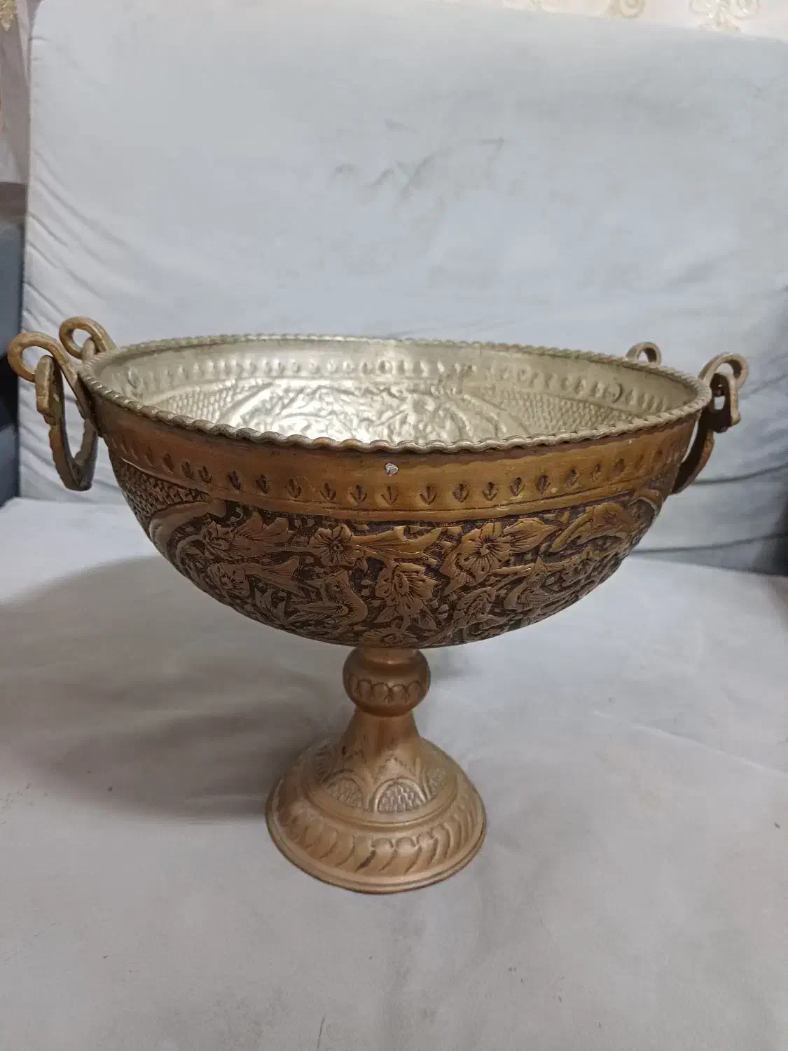 ظروف مسی عتیقه قدیمی|کلکسیون اشیاء عتیقه|آذرشهر, |دیوار