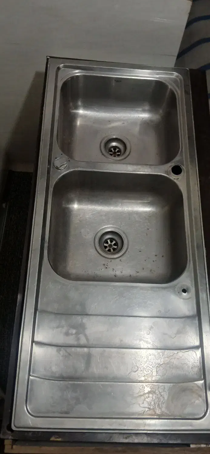 سینگ ظرفشویی|آب‌چکان و نظم‌دهنده ظروف|قم, علی آباد سعدگان|دیوار