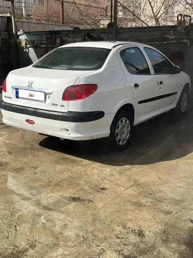 206 sd v8 91 بیرنگ|خودرو سواری و وانت|تهران, قلهک|دیوار