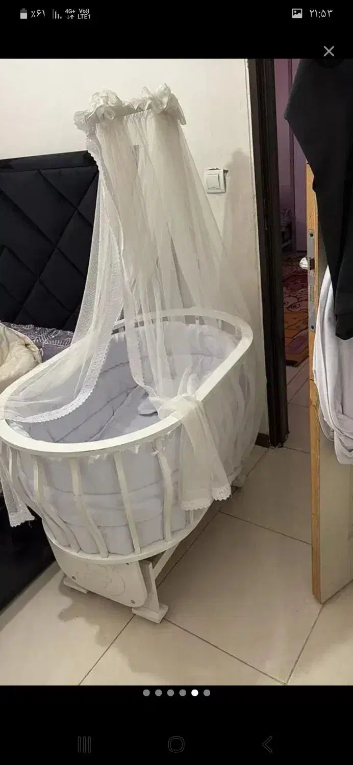 تخت کنارمادر درحدنو|تخت و صندلی بچه|تهران, کاج|دیوار