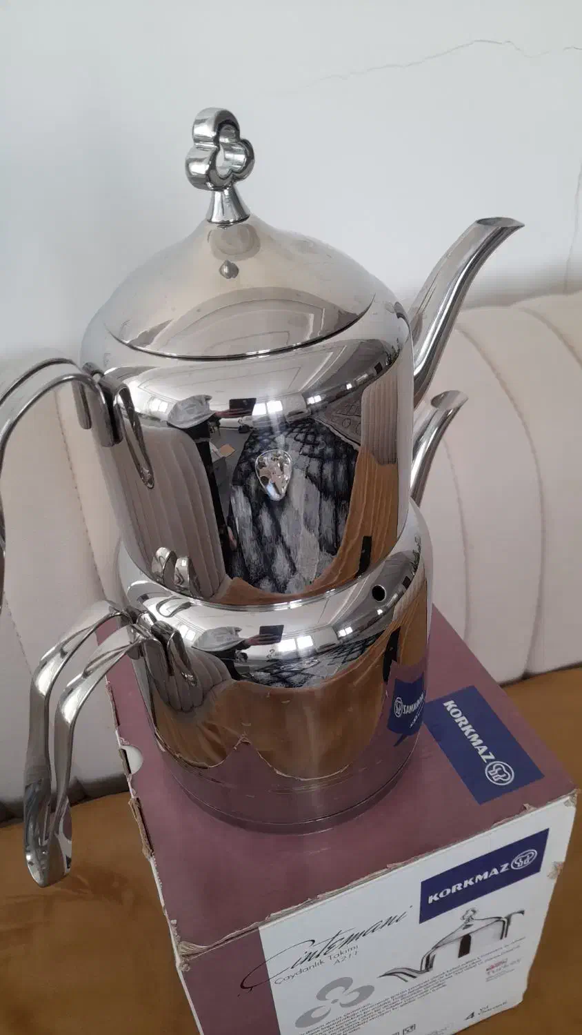 کتری وقوری کرکماز ترک اصل|قوری، کتری، قهوهساز دستی|یاسوج, |دیوار