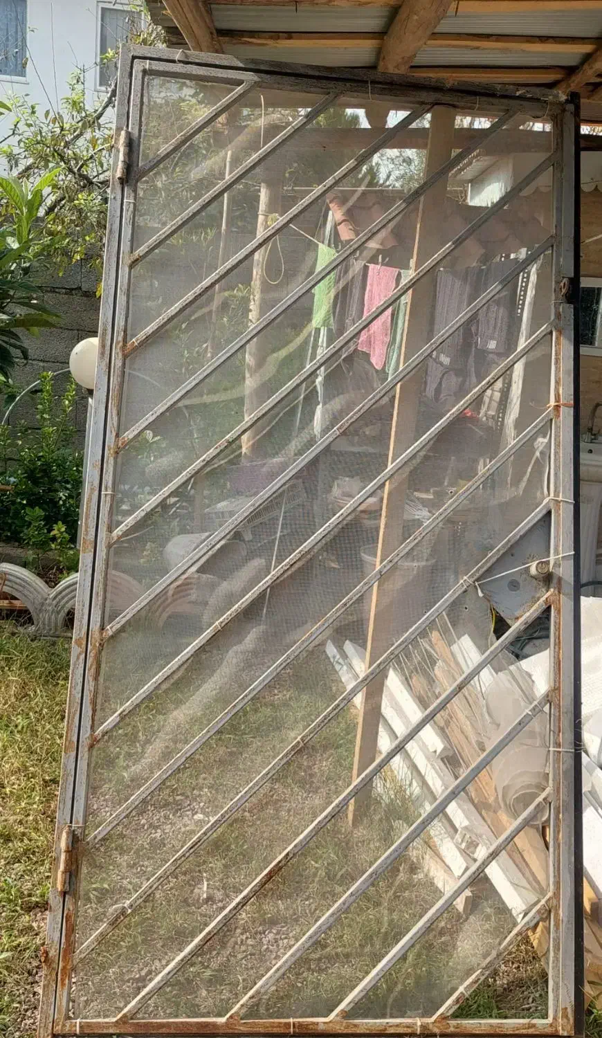 درب آهنی سنگین حفاظ|مصالح و تجهیزات ساختمان|رشت, لاکان|دیوار