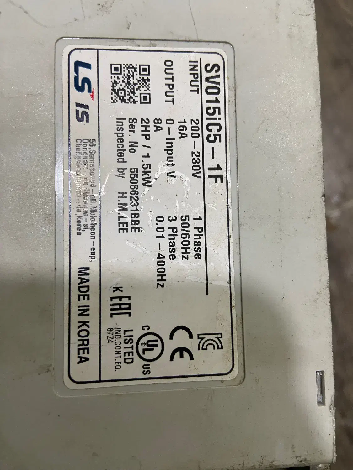 اینورتر درایو LS ic5 تکفاز به ۳ فاز|ماشین‌آلات صنعتی|گرگان, |دیوار