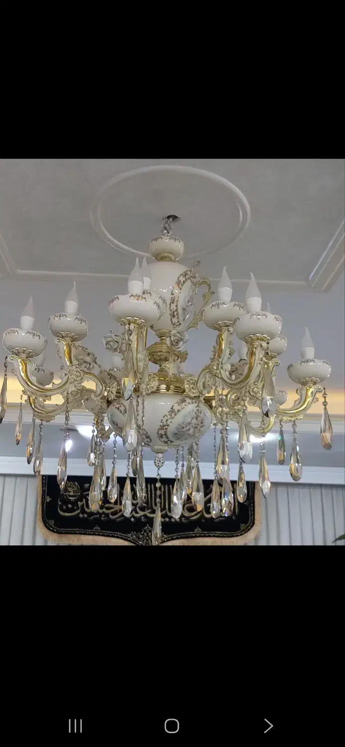 دو عدد لوستر نونو|لوستر و چراغ آویز|تهران, شهرک فردوس (حسینی)|دیوار