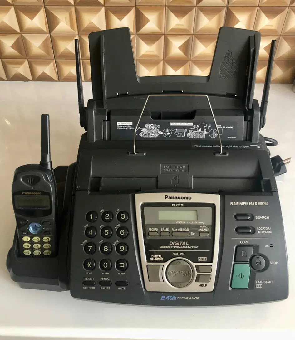 فکس پاناسونیک مدل kx-fc176 با گوشی بیسیم اصل|پرینتر، اسکنر، کپی، فکس|تهران, جمهوری|دیوار