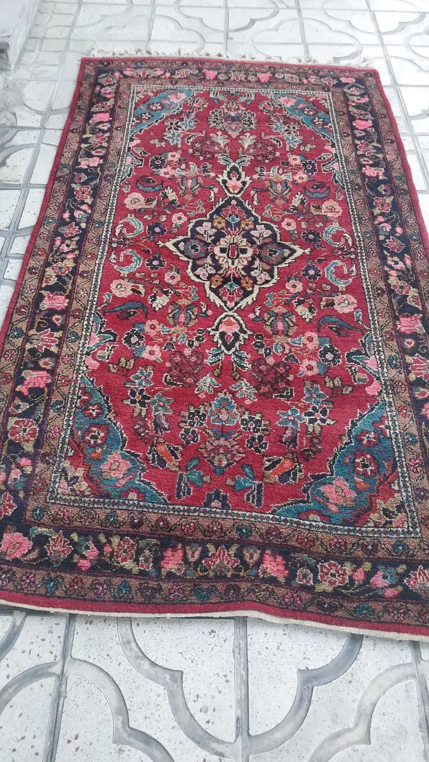 جفت۵متری نهاوند دستباف پشم|فرش|دورود, |دیوار