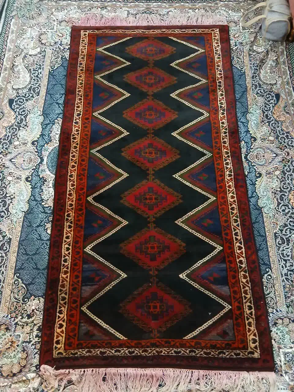 قالی فرش دستباف اعلا ،سالم|فرش|دماوند, گیلاوند|دیوار