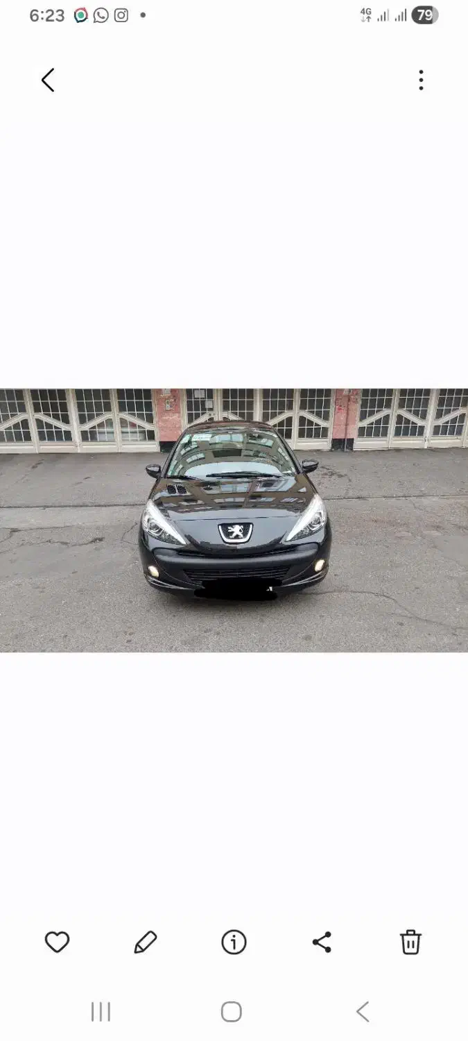 ۲۰۷ پانوراما ۱۴۰۲ مشکی آبنوس صفر خشک|خودرو سواری و وانت|تبریز, |دیوار