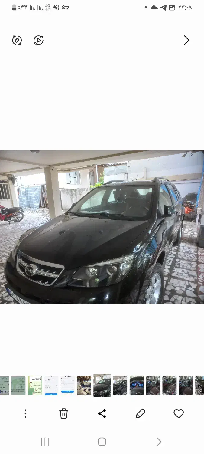 فروش خودروی کراس اور بی وای دی S6 رنگ مشکی|خودرو سواری و وانت|آستارا, |دیوار