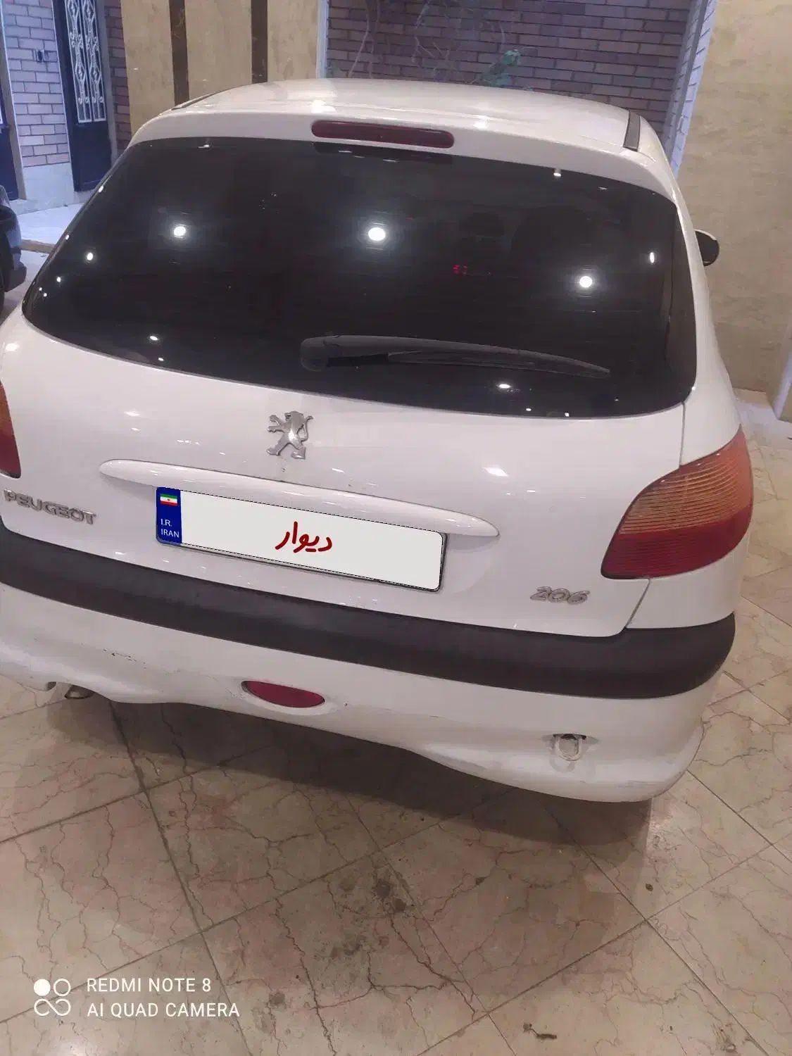 پژو 206خوشگل|خودرو سواری و وانت|قم, زنبیل آباد|دیوار