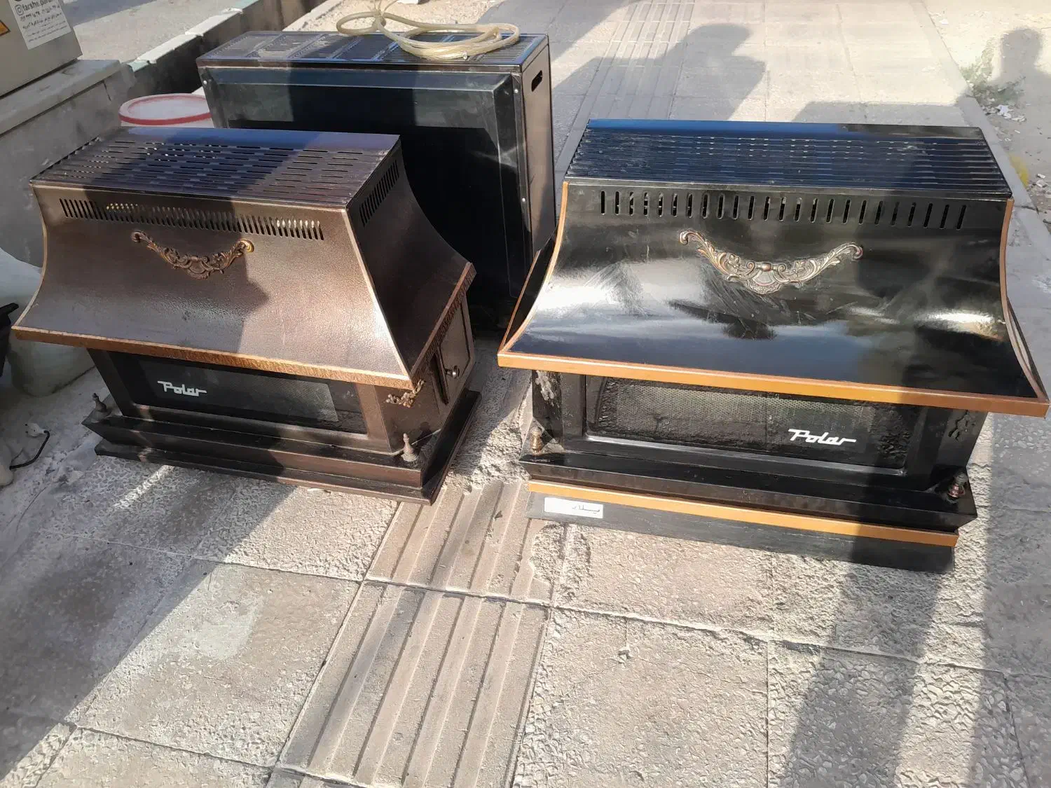 سه عدد بخاری گاز دوعدد مارک پولار ویک عدد نیککالا|بخاری، هیتر، شومینه|پرند, فاز ۶|دیوار