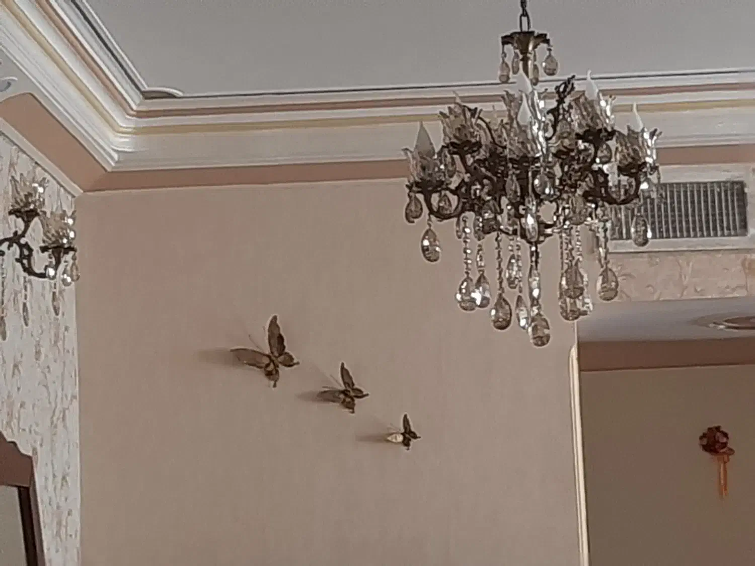 ۳عددلوستر ۵شاخه ی دوتایی|لوستر و چراغ آویز|قزوین, |دیوار