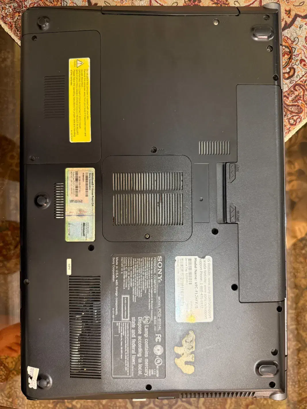 لپ تاپ سونی وایو|رایانه همراه|تهران, اوقاف|دیوار