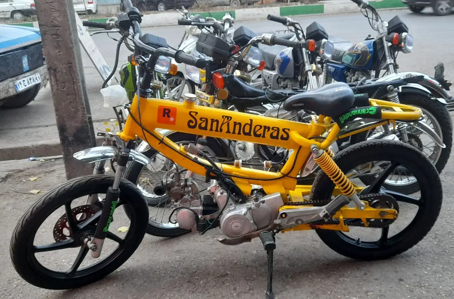 موتور BMX.کافه ریس.کاستوم.بیگ زاده|موتورسیکلت|اردبیل, |دیوار