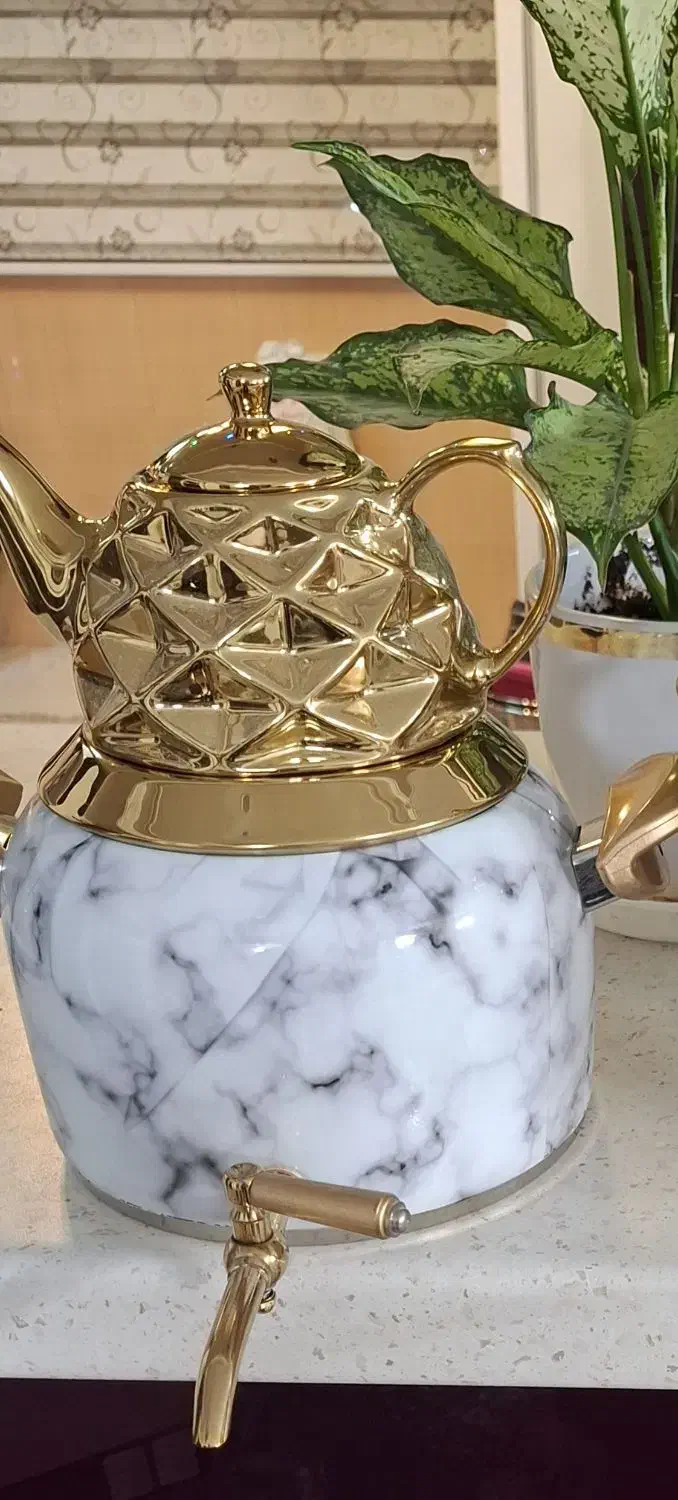 کتری وقوری گرانیتی کف چدن|قوری، کتری، قهوهساز دستی|تهران, خاوران|دیوار