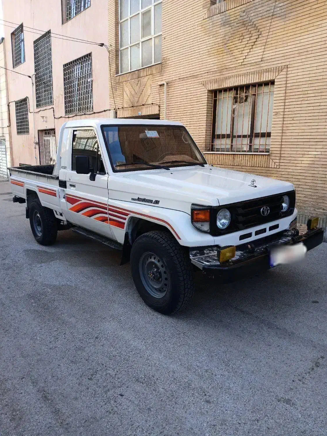 ژاپنی تویوتا لندکروز ۴۵۰۰ سری ۷۰ معاوضه رونیزپیکاپ|خودرو سواری و وانت|تهران, استاد معین|دیوار