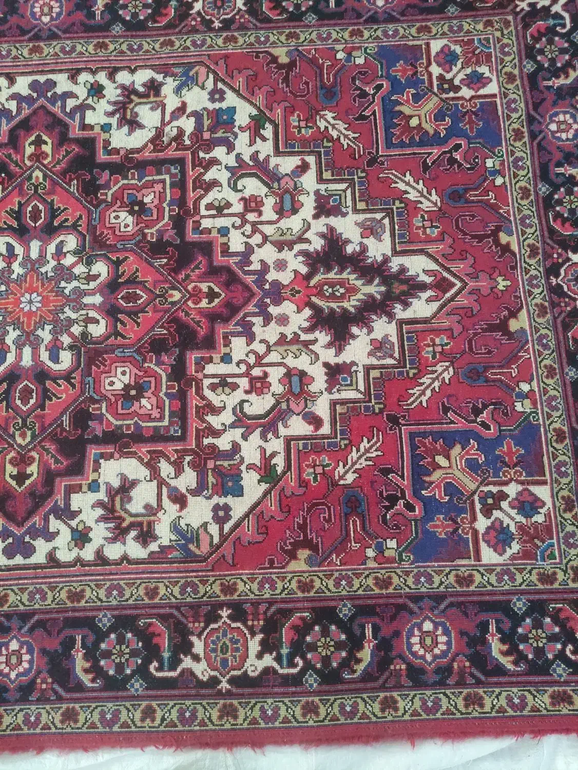 یک جفت فرش هریس تاجری 6 متری|فرش|باسمنج, |دیوار