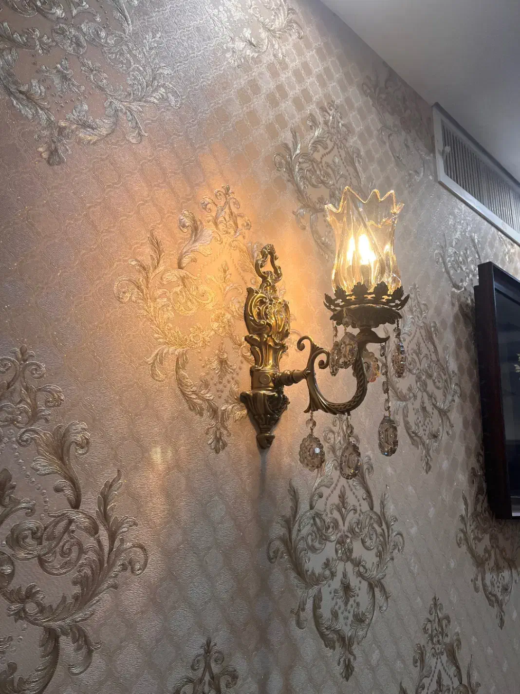 دیوارکوب کریستال|لوستر و چراغ آویز|تهران, جوادیه تهرانپارس|دیوار